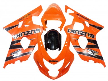 Carénages Moto Suzuki GSXR 600 / GSXR 750 2004-2005 - Orange Noir