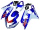 Carénage Moto Suzuki GSXR 600 / GSXR 750 2004-2005 - Blanc Bleu Rouge