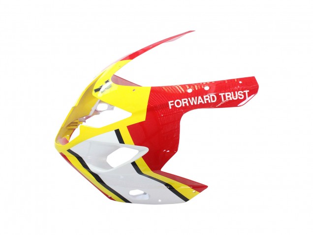 Carénages Moto Suzuki GSXR 600 / GSXR 750 2004-2005 - Blanc Rouge Jaune Michelin Texaon Heron 7