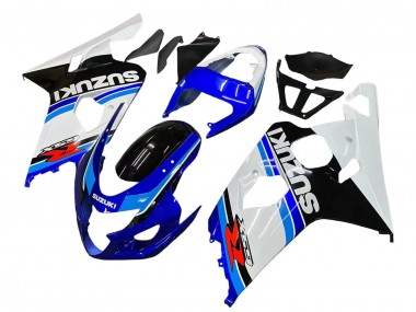 Carénage Moto Suzuki GSXR 600 / GSXR 750 2004-2005 - Blanc Bleu Noir Rouge