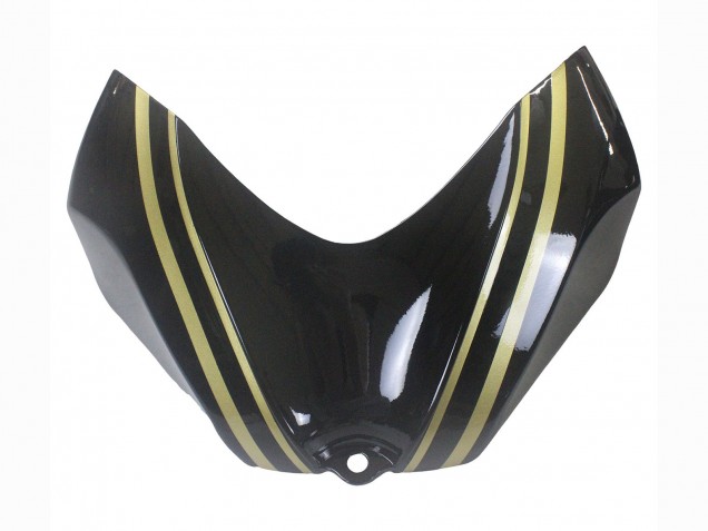 Carénages Moto Suzuki GSXR 600 / GSXR 750 2006-2007 - Noir Brillant Or Bande