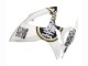Carénages Moto Suzuki GSXR 600 / GSXR 750 2006-2007 - Blanc Noir Lucky Strike Motul