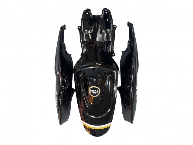 Carénages Moto Suzuki GSXR 600 / GSXR 750 2006-2007 - Noir Brillant Blanc Motul Lucky Strike