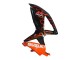 Carénages Moto Suzuki GSXR 600 / GSXR 750 2008-2010 - Noir Brillant Orange Flamme