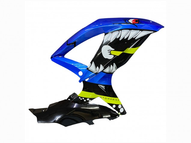 Carénages Moto Suzuki GSXR 600 / GSXR 750 2008-2010 - Bleu Fluorescent Vert Requin