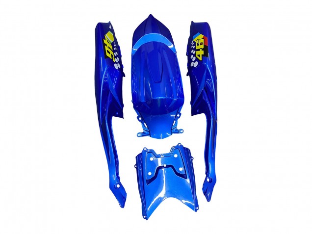 Carénages Moto Suzuki GSXR 600 / GSXR 750 2008-2010 - Bleu Fluorescent Vert Requin