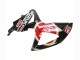Carénages Moto Suzuki GSXR 600 / GSXR 750 2008-2010 - Noir Brillant Rouge Blanc Motul Lucky Strike