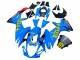 Carénages Moto Suzuki GSXR 600 / GSXR 750 2011-2024 - Bleu Or Rouge Noir Rizla