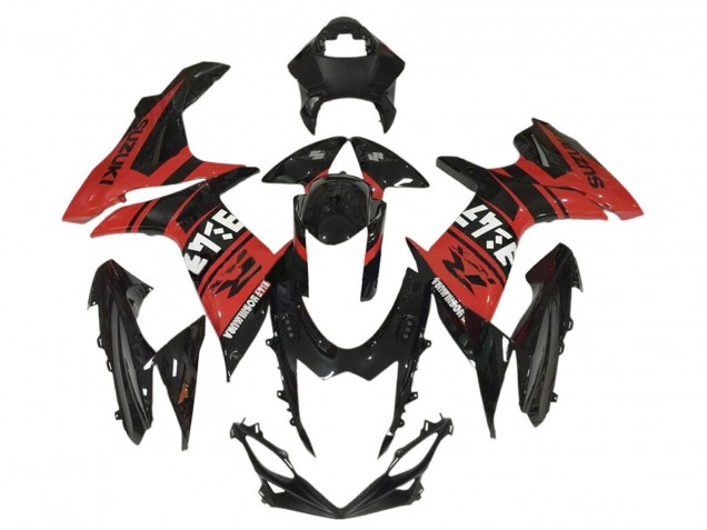 Carénage Moto Suzuki GSXR 600 / GSXR 750 2011-2024 - Bleu Blanc Noir