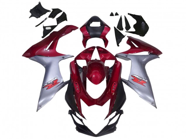 Carénages Moto Suzuki GSXR 600 / GSXR 750 2011-2024 - Rouge Argent
