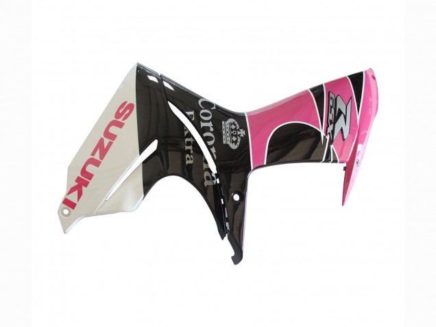 Carénages Moto Suzuki GSXR 600 / GSXR 750 2011-2024 - Blanc Rose Noir Corona