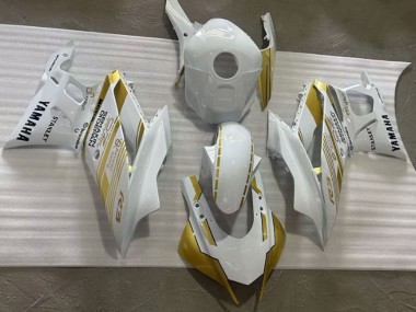 Carénages Moto Yamaha YZF R3/R25 2019-2021 - Blanc Or Semakin Didepan