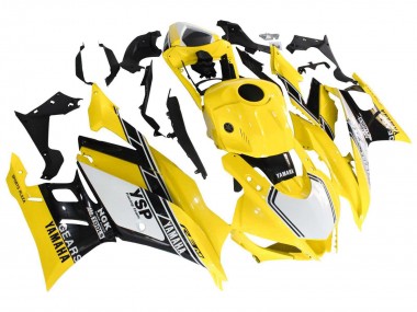 Carénages Moto Yamaha YZF R3/R25 2019-2021 - Jaune Blanc Noir Bande