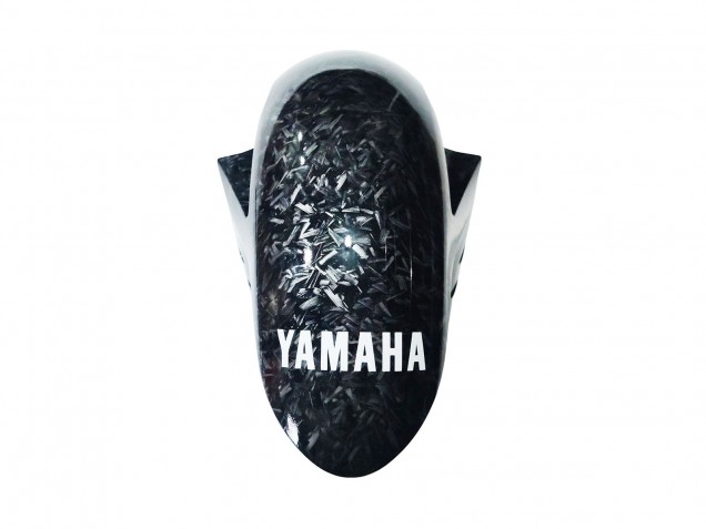 Carénages Moto Yamaha YZF R3/R25 2022-2024 - Marbre Noir Argent Bleu Fibre de Carbone Forgée Style