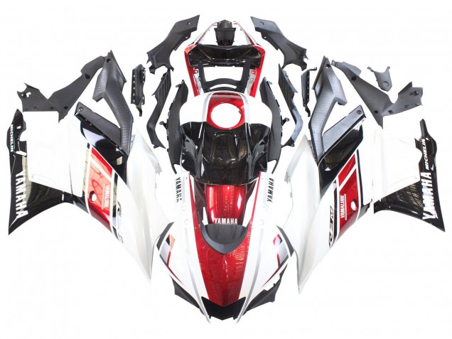 Carénages Moto Yamaha YZF R3/R25 2022-2024 - Blanc Rouge Noir Yamalube