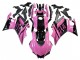 Carénages Moto Yamaha YZF R3/R25 2022-2024 - Rose Noir Brillant Monstre