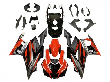 Carénages Moto Yamaha YZF R3/R25 2022-2024 - Rouge Gris Noir ENEOS