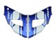 Carénages Moto Yamaha YZF 1000 R1 1998-1999 - Bleu Blanc Noir Brillant