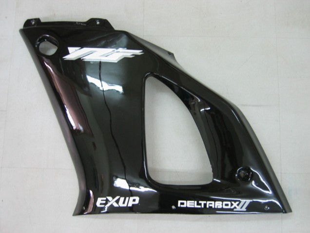 Carénages Moto Yamaha YZF 1000 R1 2000-2001 - Noir Brillant Blanc Décalque