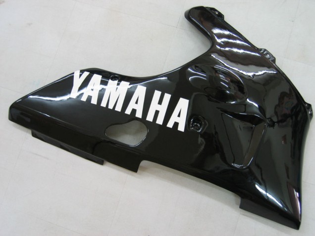 Carénages Moto Yamaha YZF 1000 R1 2000-2001 - Noir Brillant Blanc Décalque