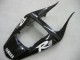 Carénages Moto Yamaha YZF 1000 R1 2000-2001 - Noir Brillant Blanc Décalque