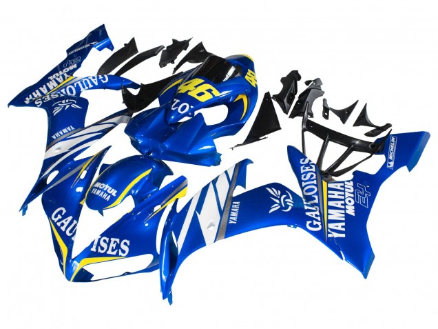 Carénages Moto Yamaha YZF 1000 R1 2004-2006 - Bleu Blanc Jaune Motul Gauloises 46