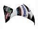 Carénages Moto Yamaha YZF 1000 R1 2009-2011 - Noir Brillant Blanc Rouge Volvo Fimer Yamalube 87