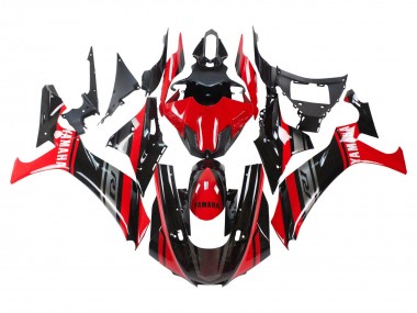 Carénages Moto Yamaha YZF 1000 R1 2020-2025 - Rouge Argent Noir
