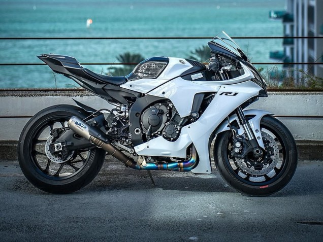 Carénage Moto Yamaha YZF 1000 R1 2020-2025 - Blanc