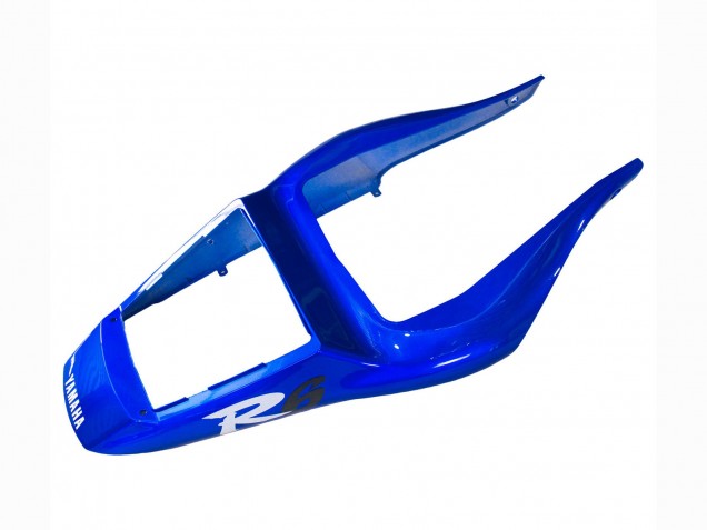 Carénages Moto Yamaha YZF 600 R6 1998-2002 - Blanc Bleu Noir Brillant