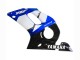 Carénages Moto Yamaha YZF 600 R6 1998-2002 - Blanc Bleu Noir Brillant