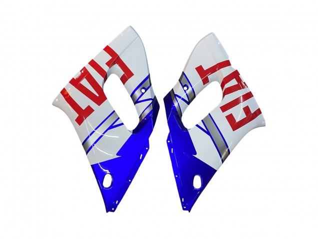 Carénages Moto Yamaha YZF 600 R6 1998-2002 - Blanc Bleu Rouge Fiat 99