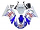 Carénages Moto Yamaha YZF 600 R6 1998-2002 - Blanc Bleu Rouge Fiat 99