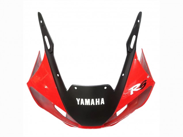Carénages Moto Yamaha YZF 600 R6 1998-2002 - Blanc Rouge Noir Brillant