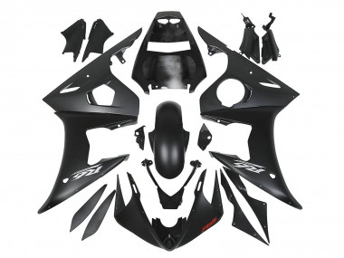 Carénages Moto Yamaha YZF R6 2003-2004 - Noir Mat
