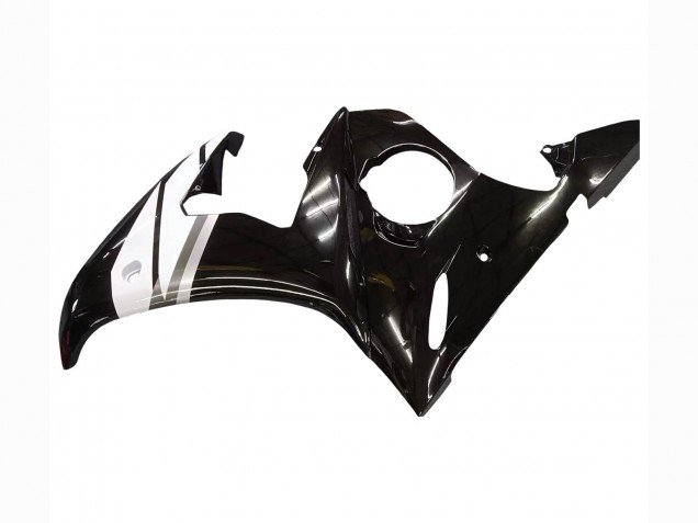 Carénages Moto Yamaha YZF R6S 2006-2009 - Rouge Blanc Noir Brillant