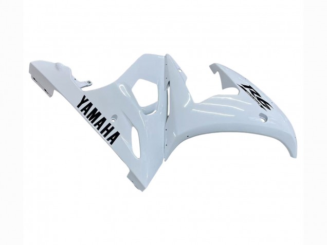 Carénages Moto Yamaha YZF R6S 2006-2009 - Blanc Noir Décalque