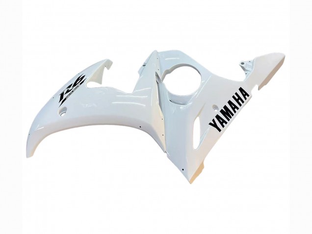 Carénages Moto Yamaha YZF R6S 2006-2009 - Blanc Noir Décalque