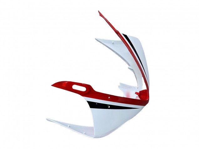Carénages Moto Yamaha YZF R6S 2006-2009 - Blanc Rouge Noir Brillant