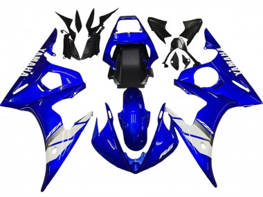 Carénage Moto Yamaha YZF 600 R6 2005 - Bleu Blanc