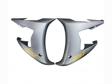 Carénages Moto Yamaha YZF 600 R6 2005 - Gris Noir Mat Or