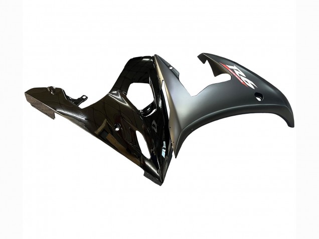 Carénages Moto Yamaha YZF 600 R6 2005 - Noir Brillant Noir Mat Or