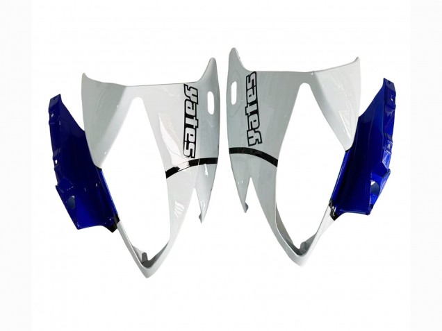 Carénages Moto Yamaha YZF 600 R6 2006-2007 - Blanc Bleu Jordan