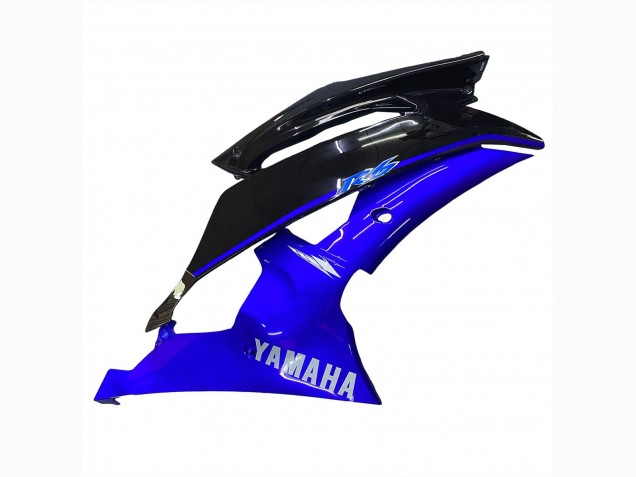 Carénages Moto Yamaha YZF 600 R6 2008-2016 - Bleu Noir Brillant