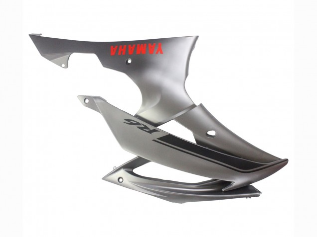 Carénages Moto Yamaha YZF 600 R6 2008-2016 - Gris Mat Rouge Décalque