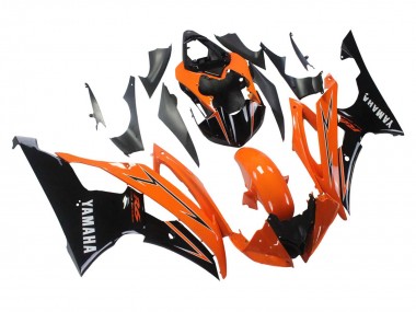 Carénages Moto Yamaha YZF 600 R6 2008-2016 - Orange Noir
