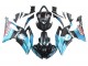 Carénages Moto Yamaha YZF 600 R6 2008-2016 - Bleu Clair Noir Mat Petronas ENEOS