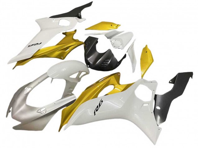 Carénages Moto Yamaha YZF 600 R6 2017-2023 - Blanc Or