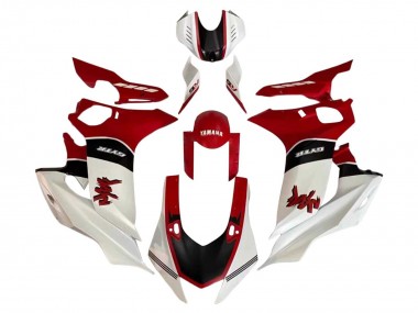 Carénage Moto Yamaha YZF 600 R6 2017-2023 - Blanc Rouge Noir