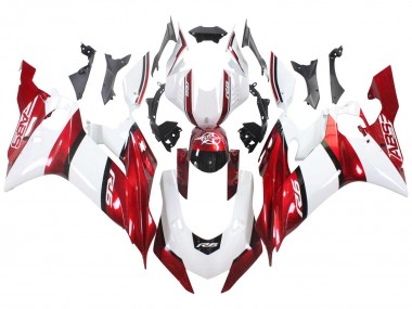 Carénages Moto Yamaha YZF 600 R6 2017-2023 - Blanc Rouge Noir